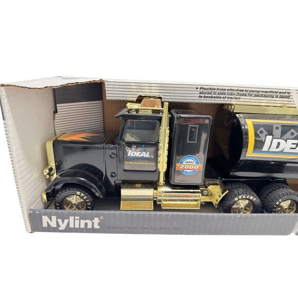 Vintage NYLINT Ideal TRANS TANKER Tractor Trailer ROARING INTO THE NEW MILLENIUM - Picture 2 of 5